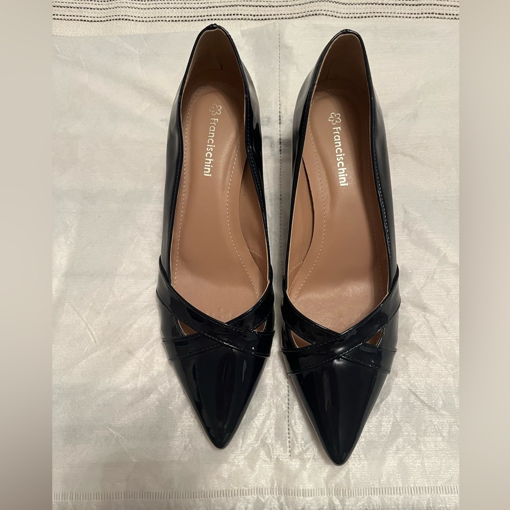 Black Patent Leather Heels